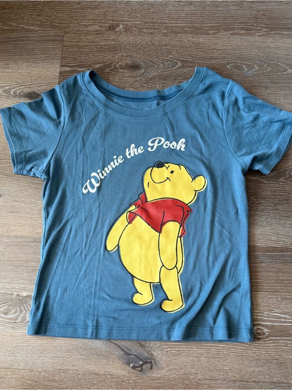 Disney Blue Winnie the Pooh Graphic Tee